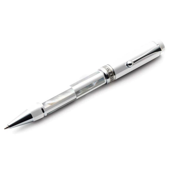 Kailis Mother of Pearl Pen, White Enamel