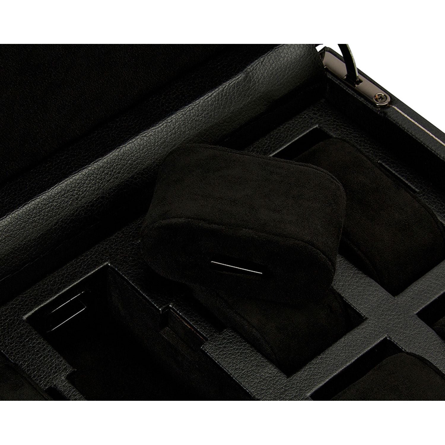 Wolf British Racing Green 8 Piece Watch Box Black