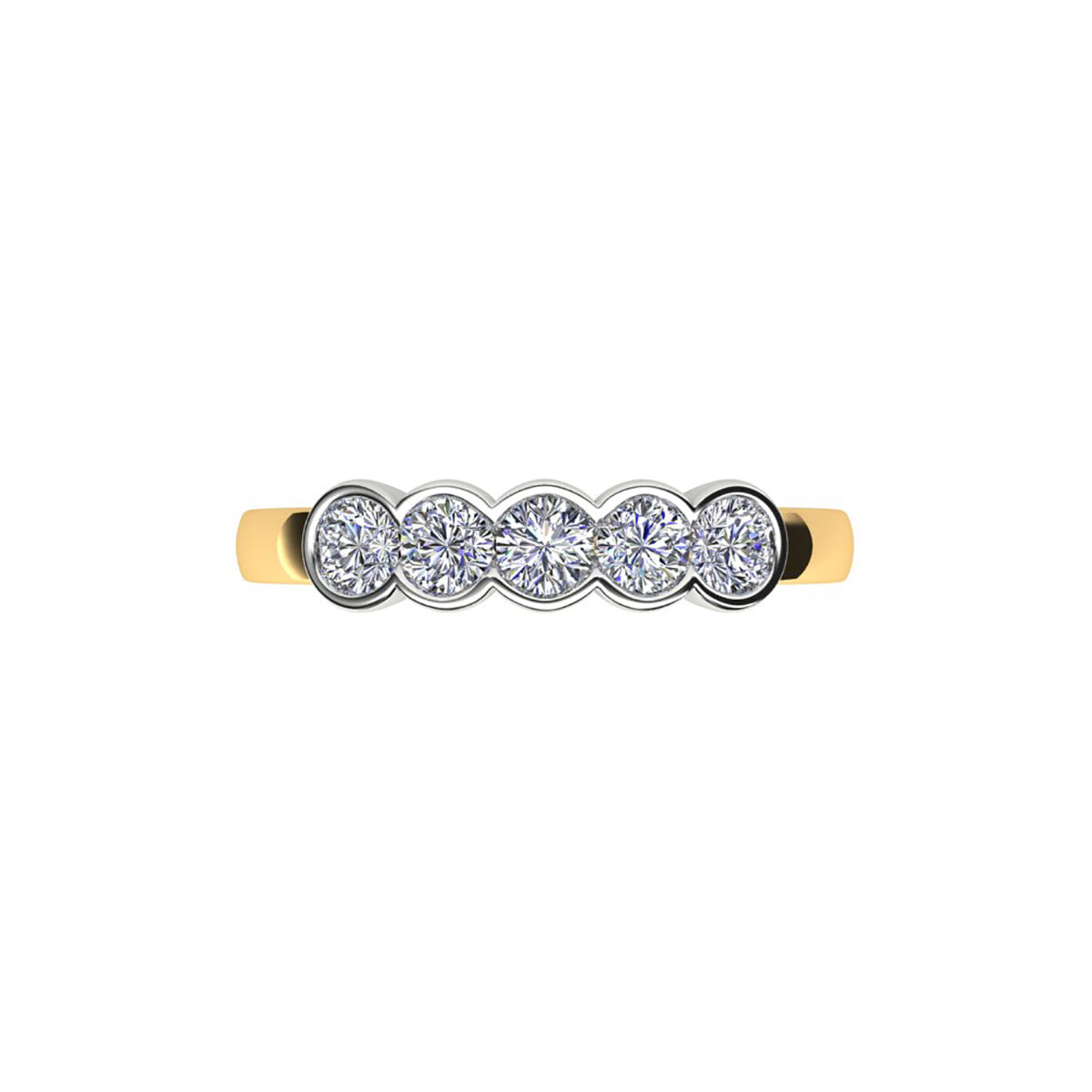 18ct Yellow Gold Diamond Ring