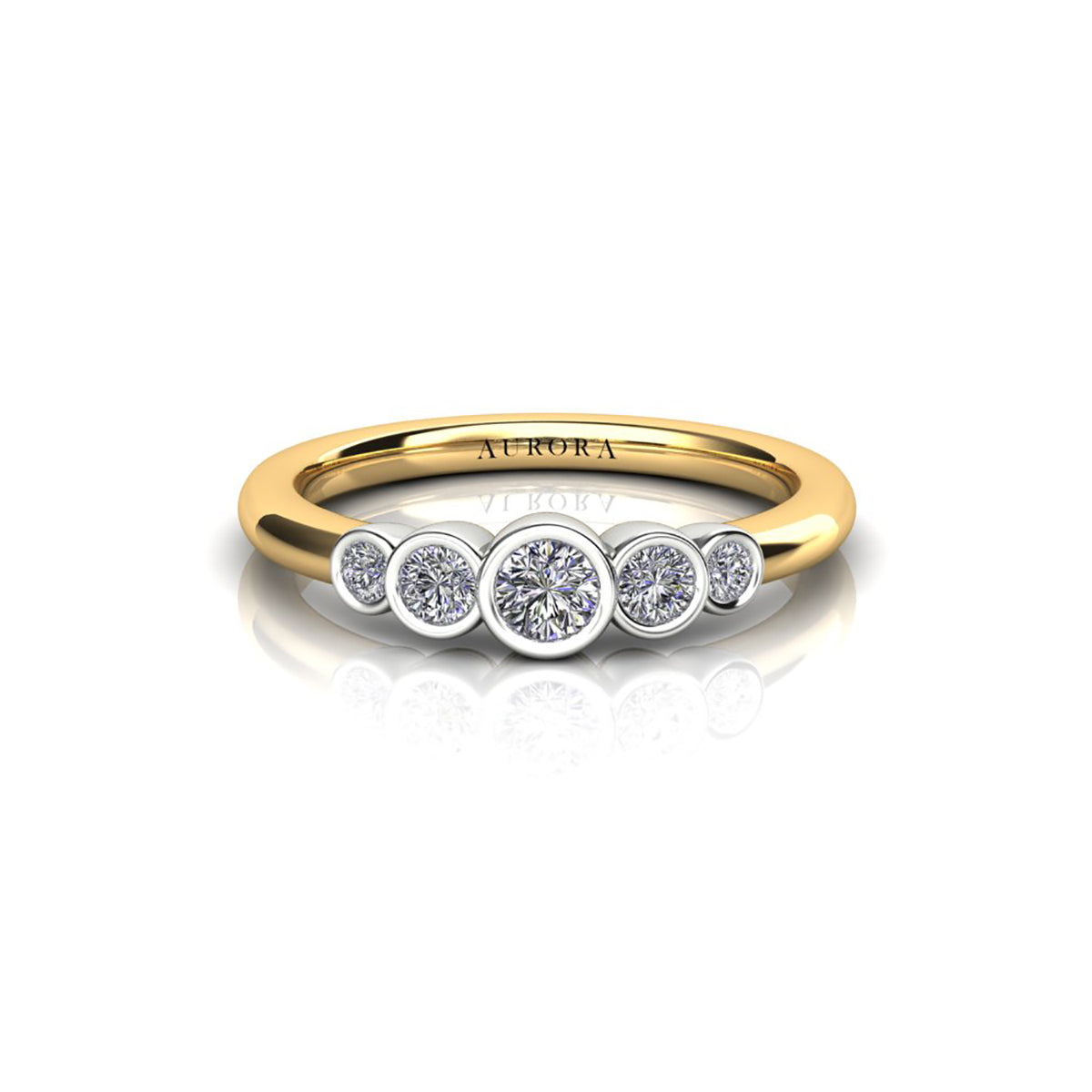 18ct Yellow Gold Diamond Ring