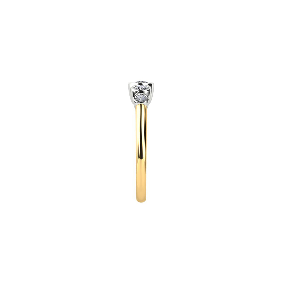 18ct Yellow Gold Diamond Ring