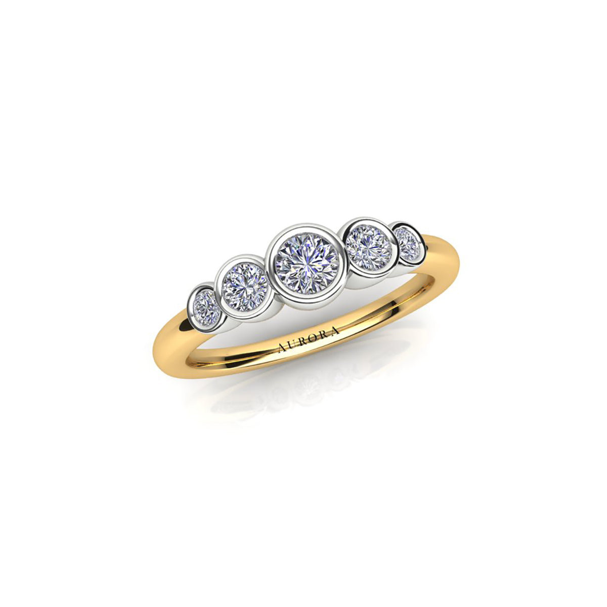 18ct Yellow Gold Diamond Ring