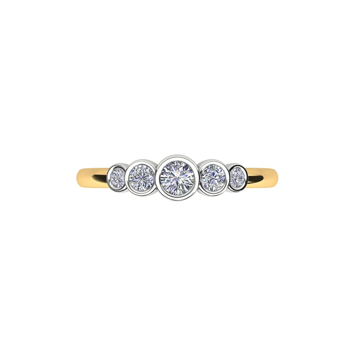 18ct Yellow Gold Diamond Ring