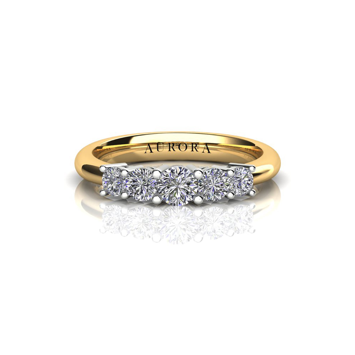 18ct Yellow Gold Diamond Ring
