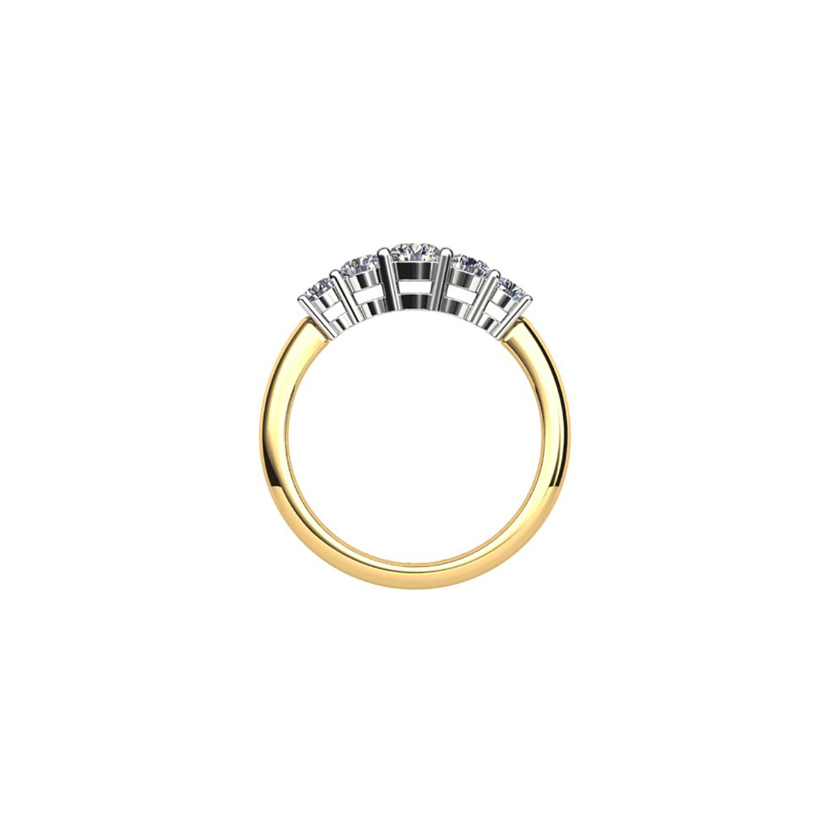 18ct Yellow Gold Diamond Ring