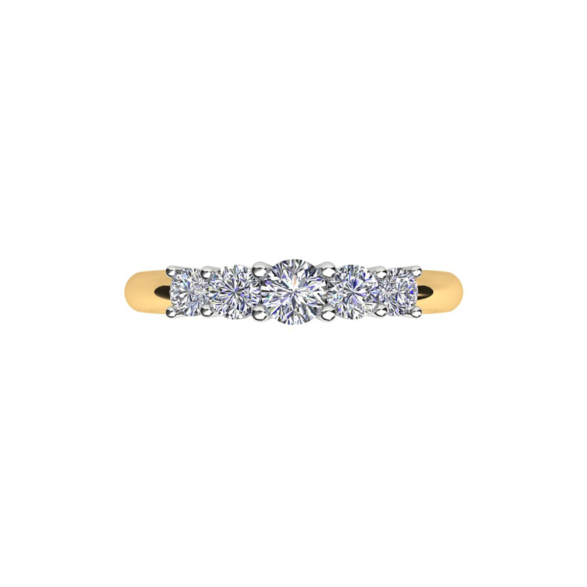 18ct Yellow Gold Diamond Ring