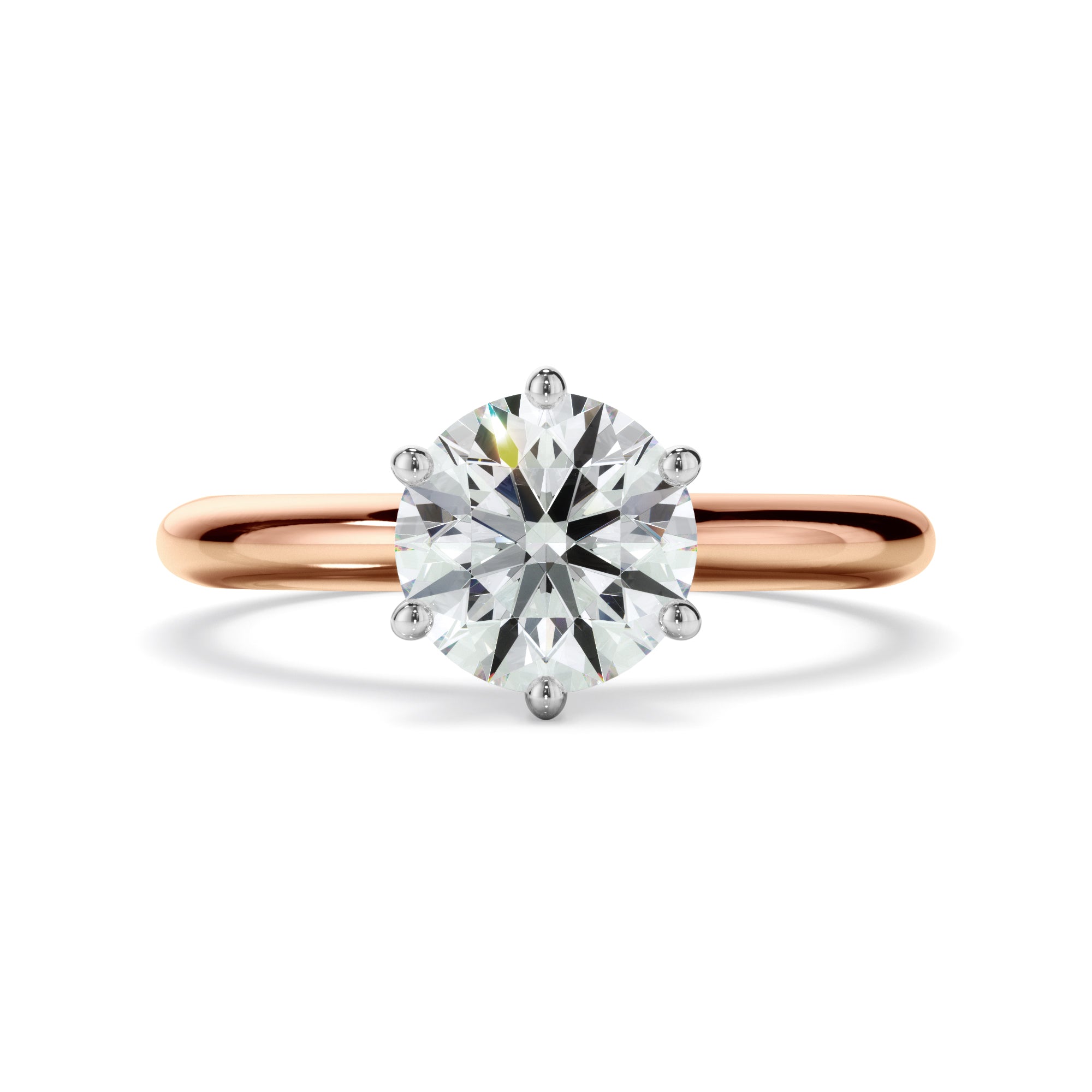 1.50ct Round Brilliant Cut Lab Grown Diamond Engagement Ring