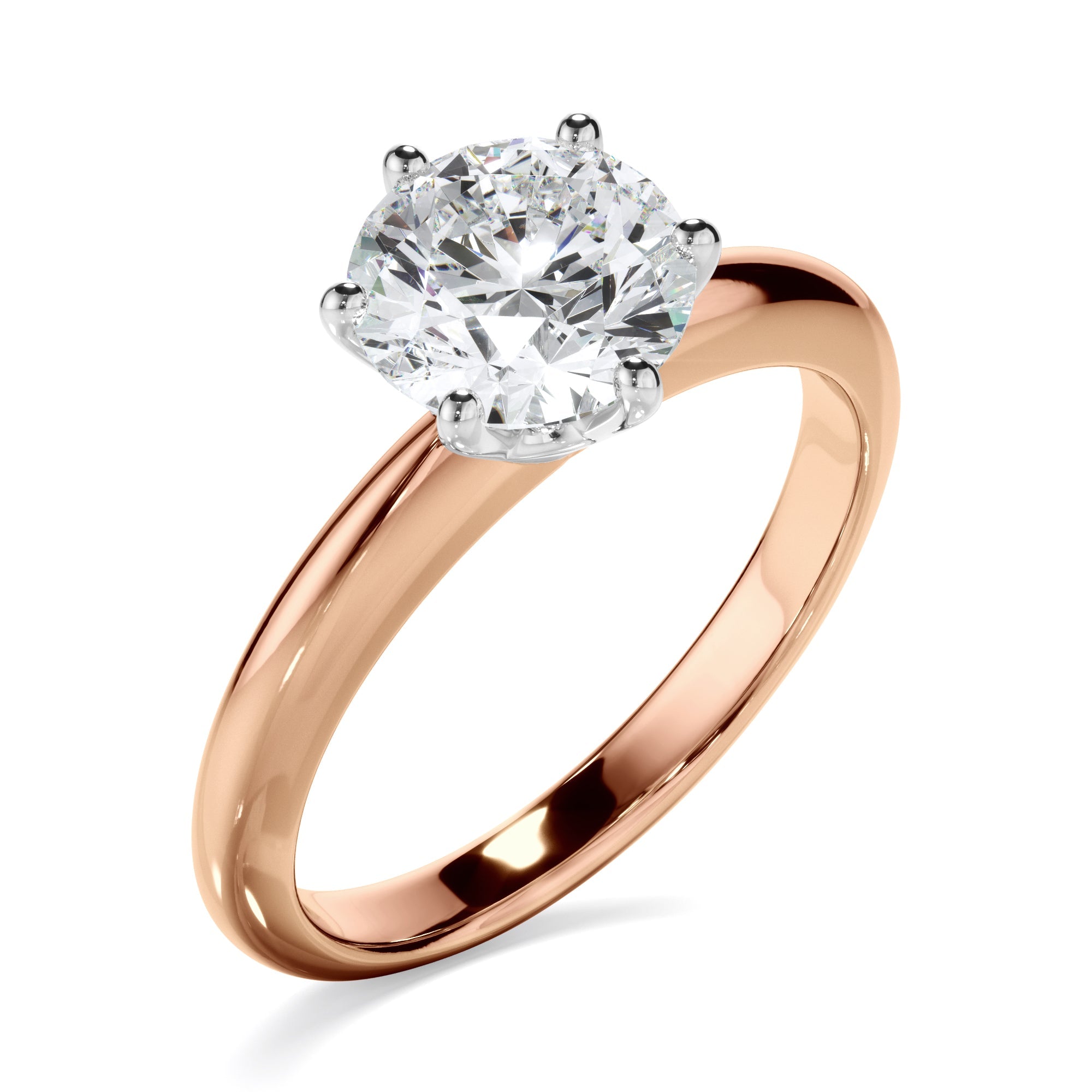 1.50ct Round Brilliant Cut Lab Grown Diamond Engagement Ring