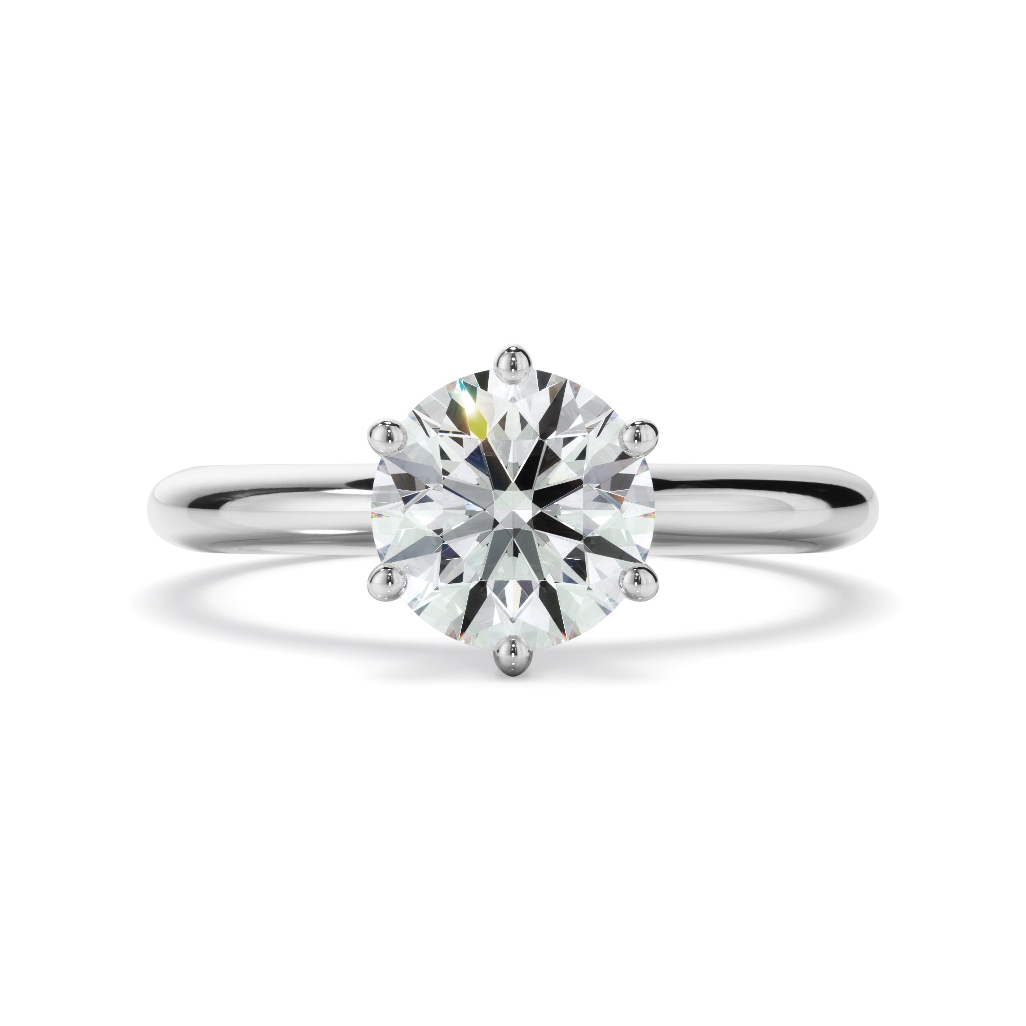 1.50ct Round Brilliant Cut Lab Grown Diamond Engagement Ring