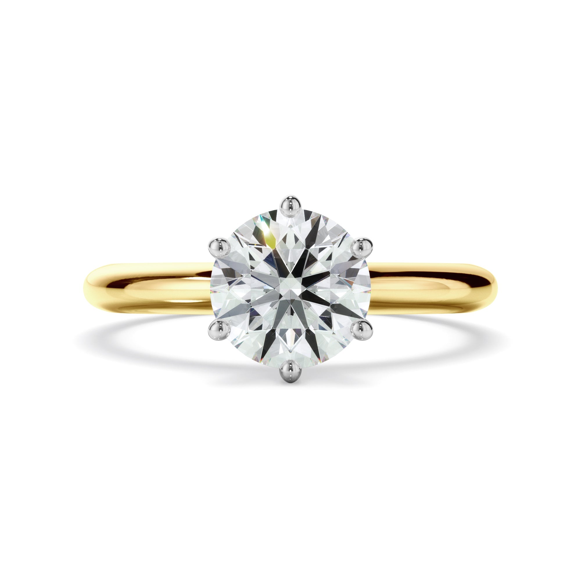 1.50ct Round Brilliant Cut Lab Grown Diamond Engagement Ring