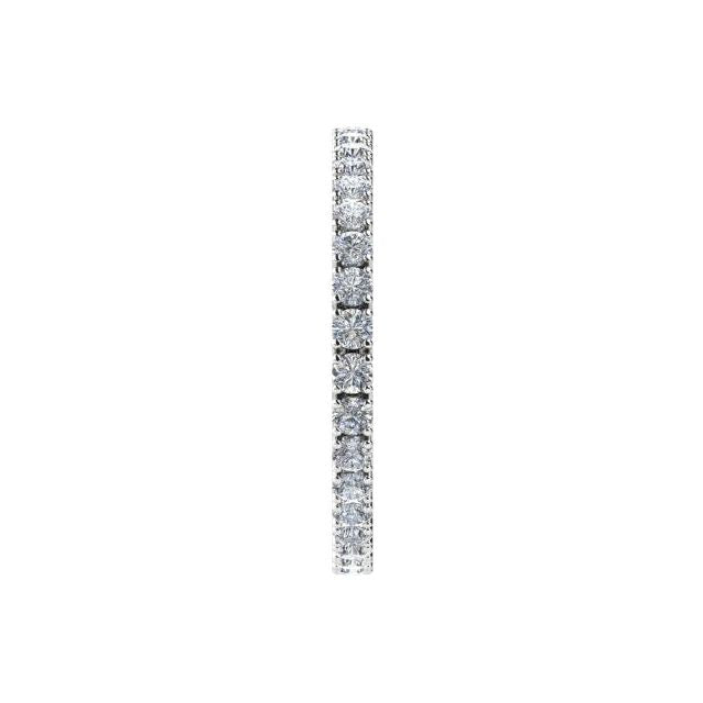18ct White Gold 5.83ct 4-Claw Diamond Tennis Bracelet