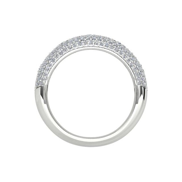 18ct White & Rose Gold Pavé & Channel Argyle Origin Pink Diamond Ring
