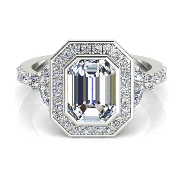 18ct White Gold 2.05ct Diamond Engagement Ring