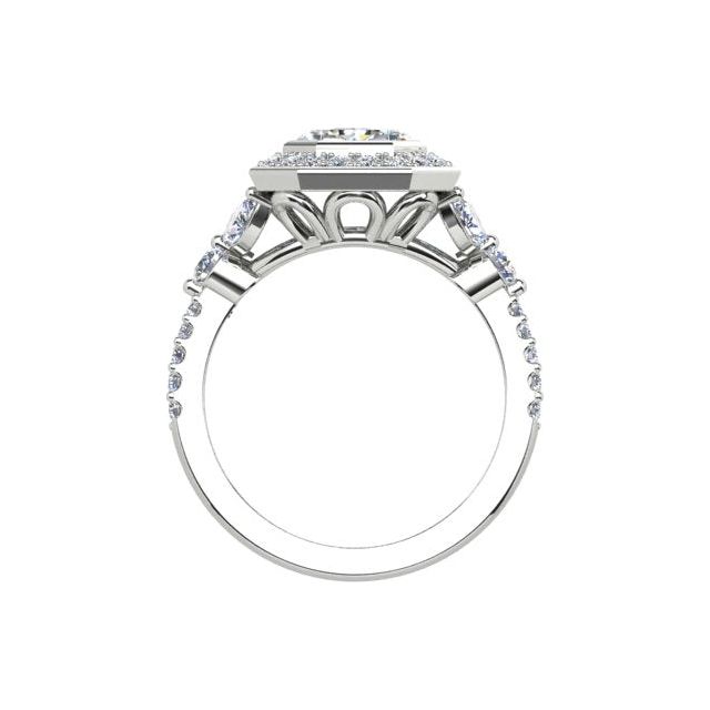 18ct White Gold 2.05ct Diamond Engagement Ring