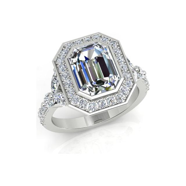 18ct White Gold 2.05ct Diamond Engagement Ring