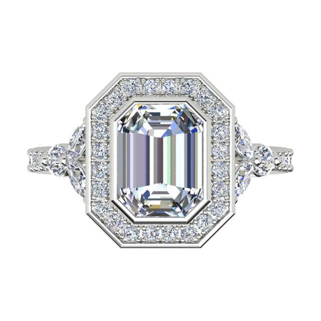 18ct White Gold 2.05ct Diamond Engagement Ring
