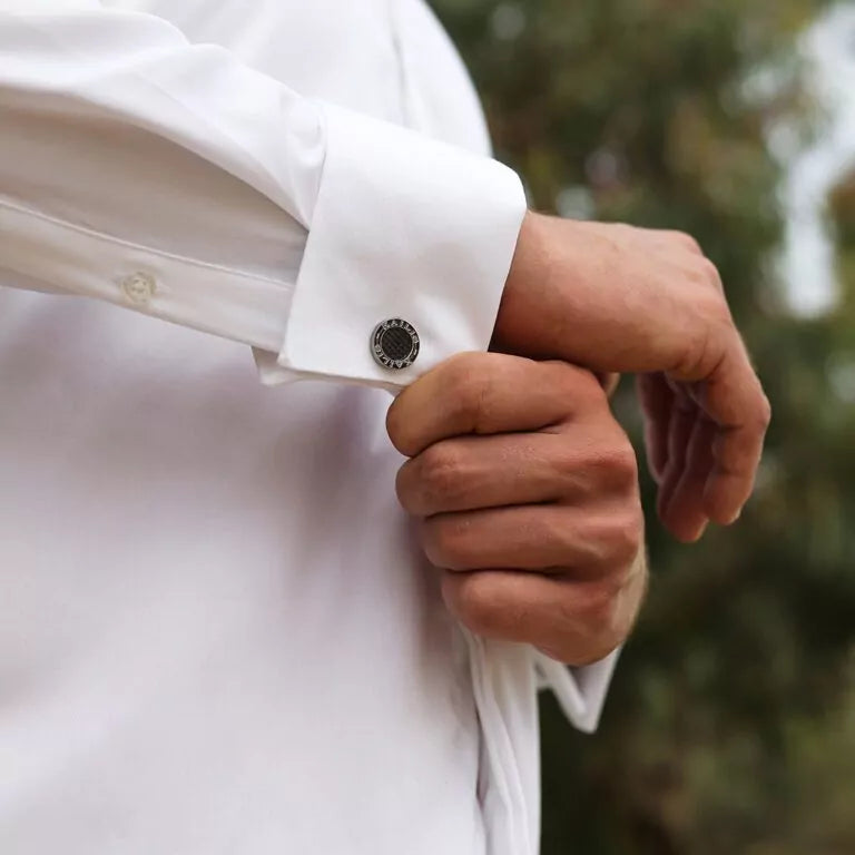 Kailis Titanium Carbon Fibre Cufflinks
