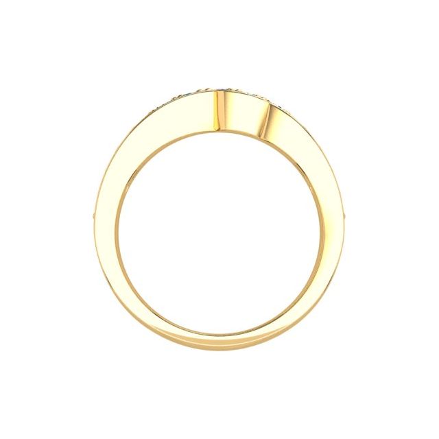 18ct Yellow Gold Pavé Set Diamond & Blue Sapphire Dress Ring