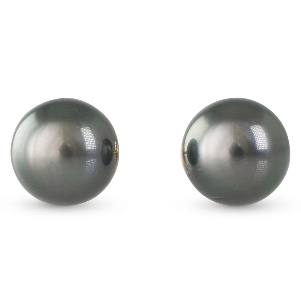 Classic Tahitian Pearl Stud Earrings