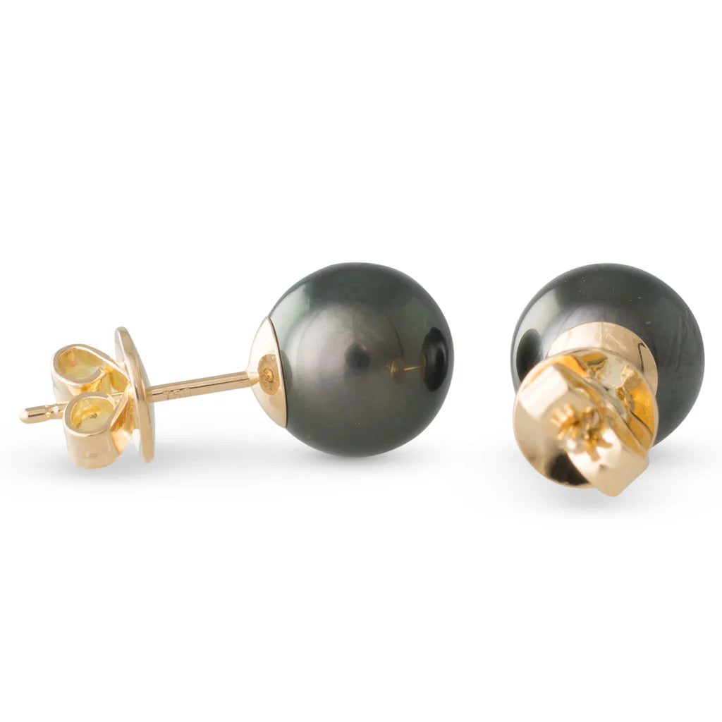 Classic Tahitian Pearl Stud Earrings