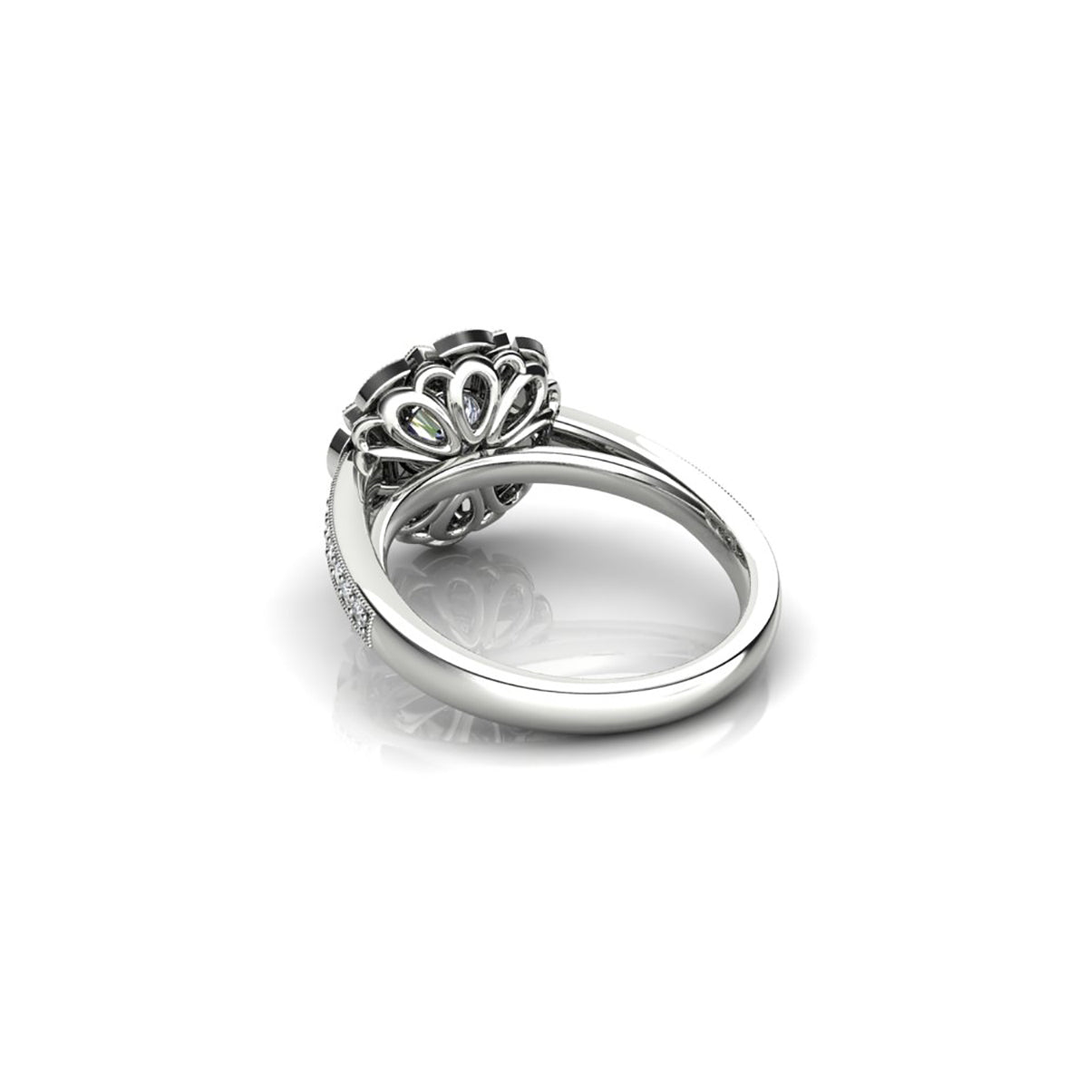 18ct White Gold Diamond Ring