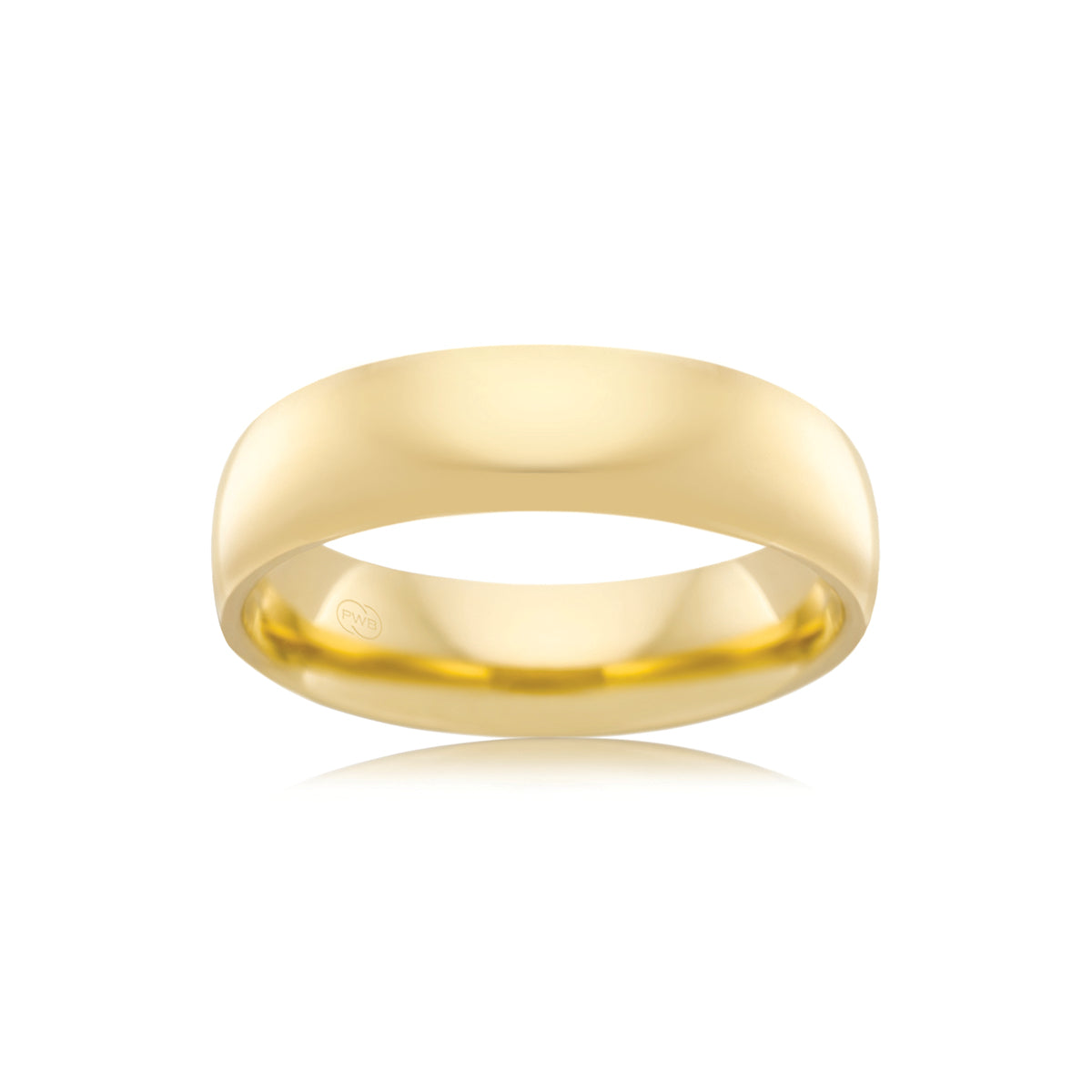 Now Rings 9ct Yellow Gold Original Comfort Wedding Ring
