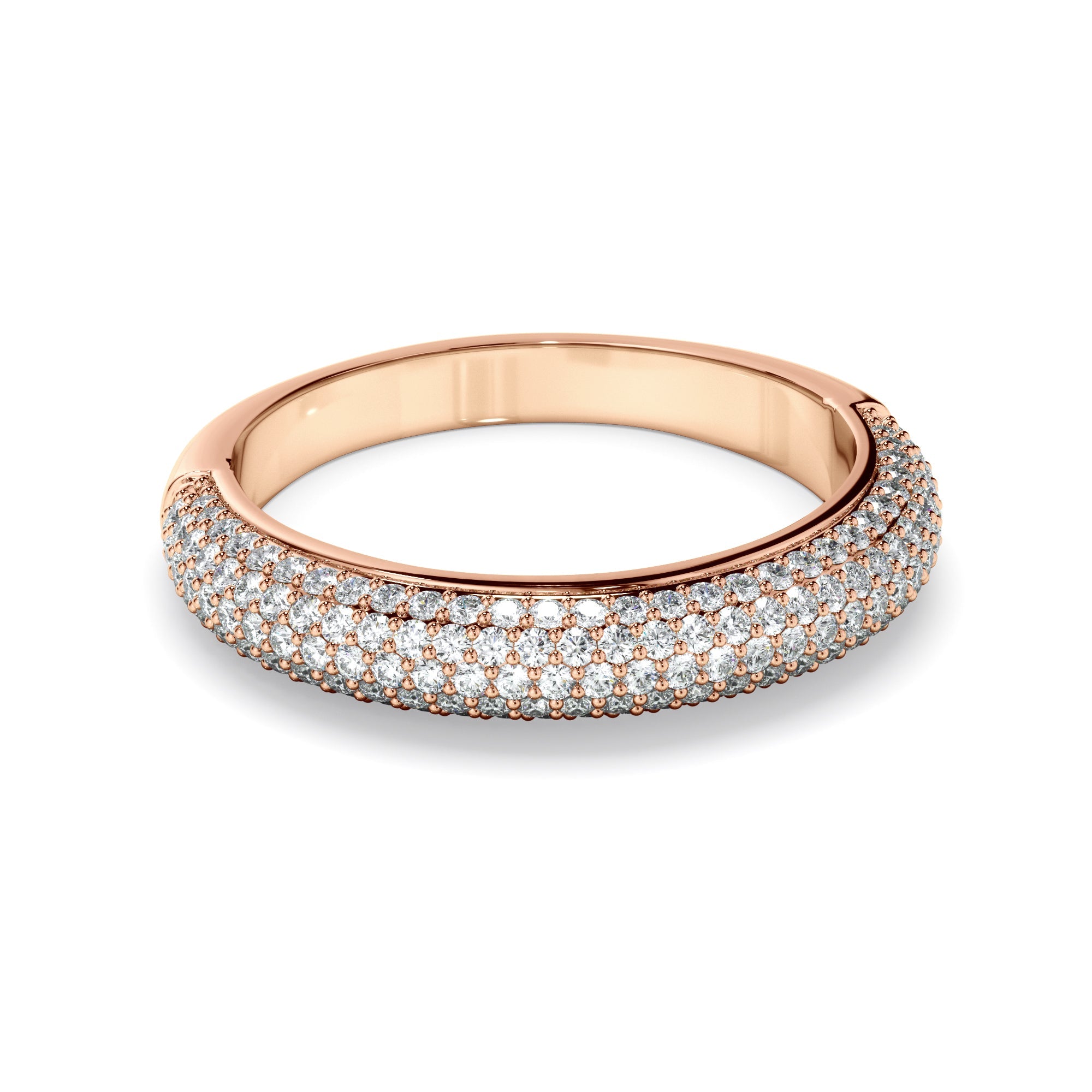 Diamond Multi Pave Wedding Ring