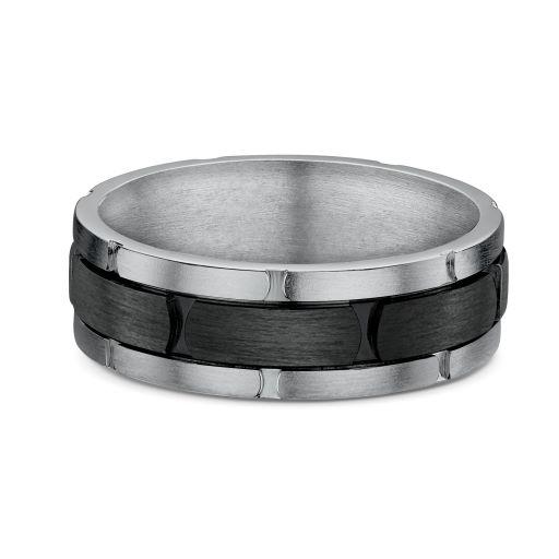 Titanium and Carbon Fibre Wedding Ring