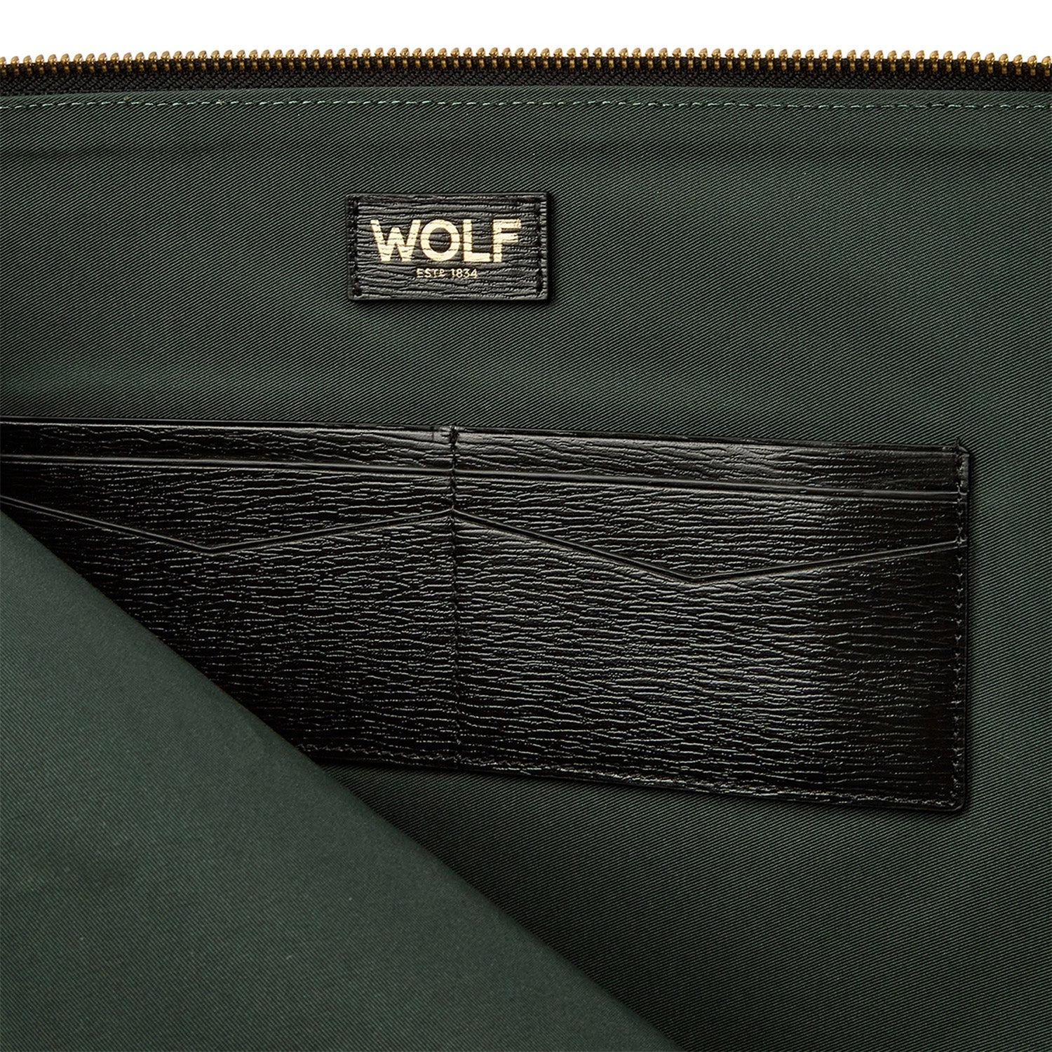 Wolf W Logo Laptop Sleeve Black