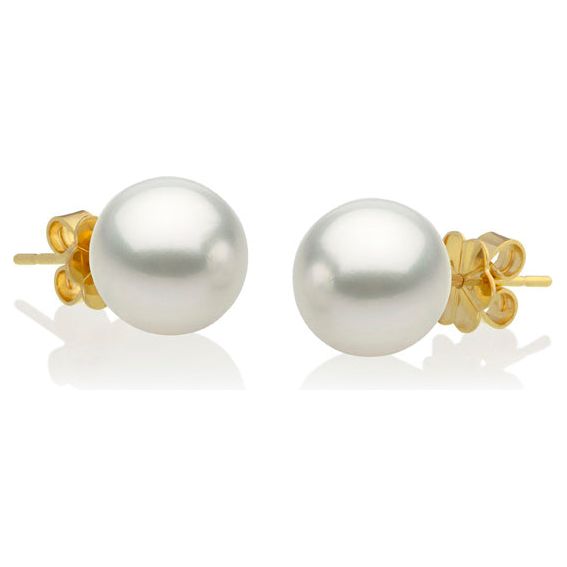 AUTORE 18ct Yellow Gold Stud Earrings