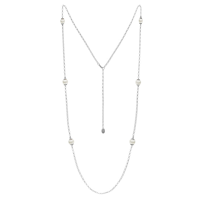 AUTORE Classic Sterling Silver Chain Necklace
