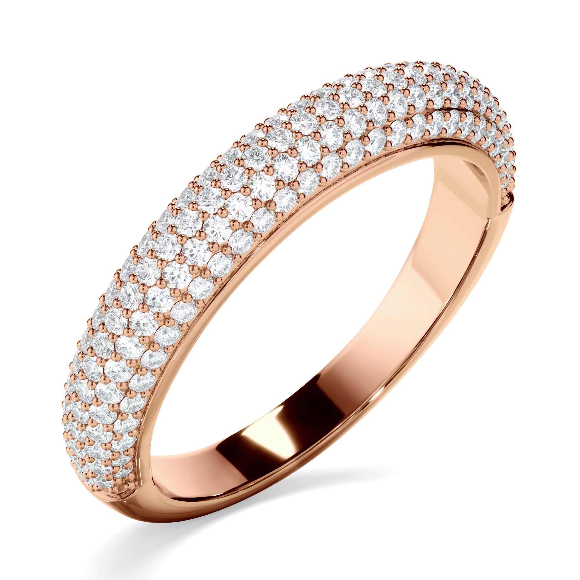 Diamond Multi Pave Wedding Ring